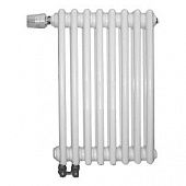 Купить Arbonia Радиатор стальной трубчатый 2030/12 секций, нижнее подключение и встроенный вентиль (№69 ТВВ), RAL9016