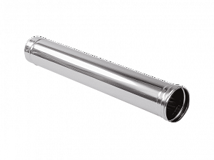 Купить Труба отвода отработанных газов из нержавеющей стали 1 м(диаметр 200 мм) для теплогенераторов Ballu-Biemmedue 02AC287