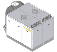 Напольный газовый конденсационный двухкорпусный котел De Dietrich С 630-700 Eco с панелями управления Diematic iSystem  iniControl