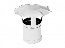 Купить Зонт дымохода из нержавеющей стали (Диаметр 120 мм) для теплогенераторов Ballu-Biemmedue 02AC422
