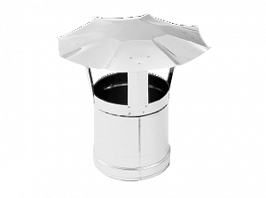 Купить Зонт дымохода из нержавеющей стали (Диаметр 120 мм) для теплогенераторов Ballu-Biemmedue 02AC422