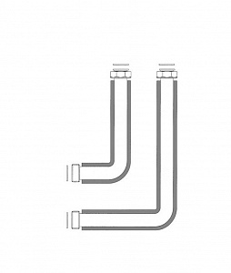 Комплект трубопроводов «ТВ60» в теплоизоляции для вертикального соединения стрелка-коллектор (2-3-4 вых)