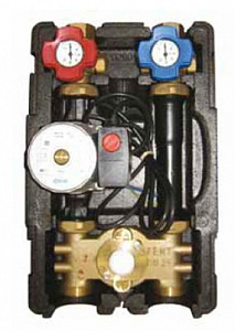 Насосная группа Lovato DN 25 КTC-125 c термостатическим смесителем (c насосом Wilo RS 25/8-3)